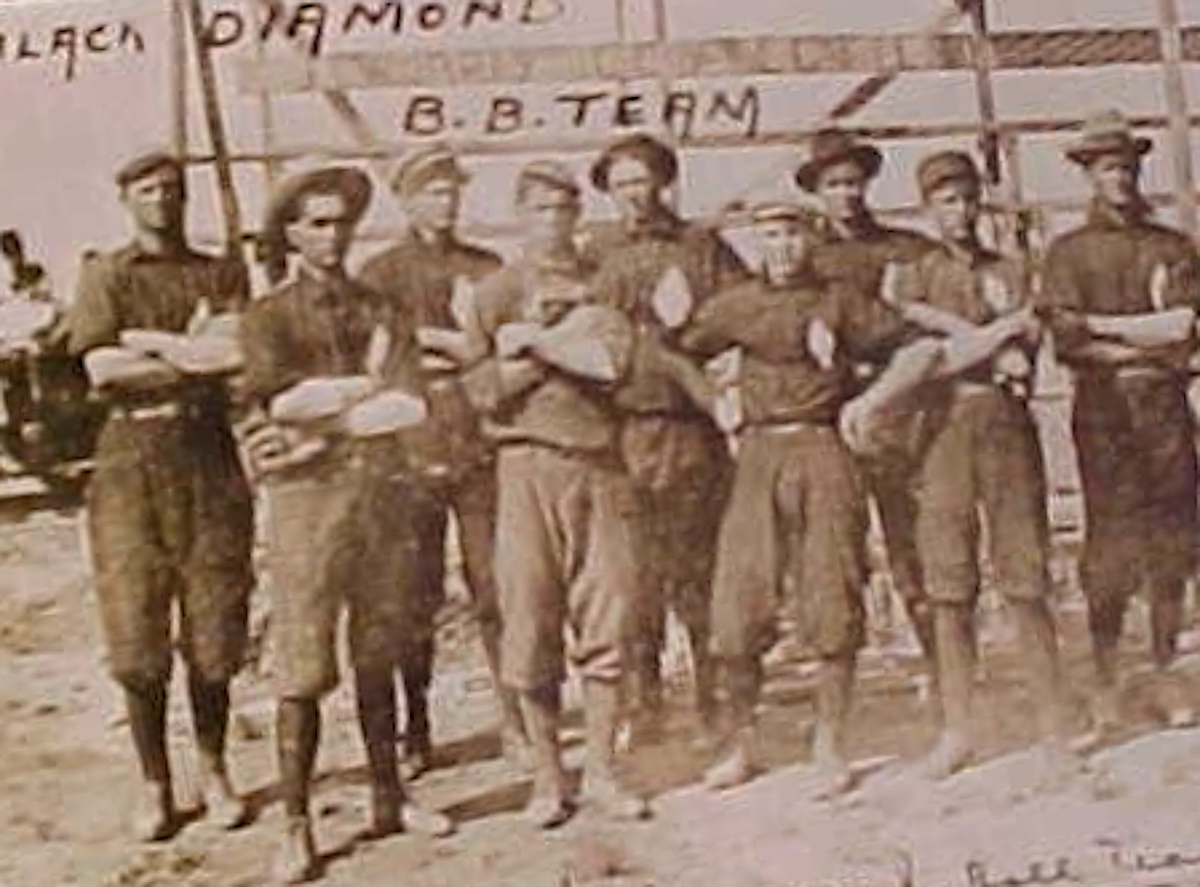 Black Diamond Baseball Team Lockney Texas 1909